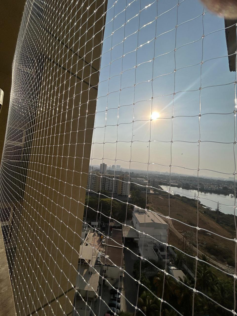 Construction site netting